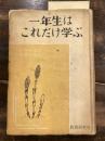 一年生はこれだけ学ぶ 新訂版 少書込